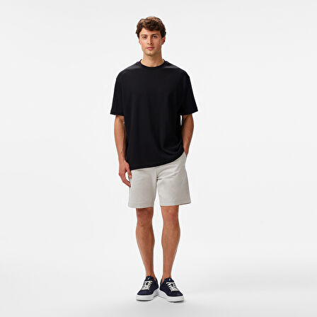 Nautica Erkek Siyah Oversize Fit T-Shirt