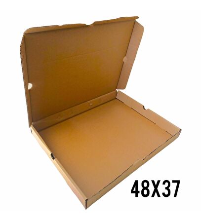 48x37cm Ebatında 100 Adet Üretim Fazlası Yazılı Karton Kutu 