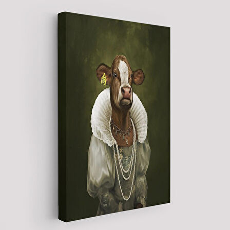Ortaçağ Soylu Dana Duvar Tablosu-6045
