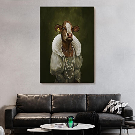 Ortaçağ Soylu Dana Duvar Tablosu-6045