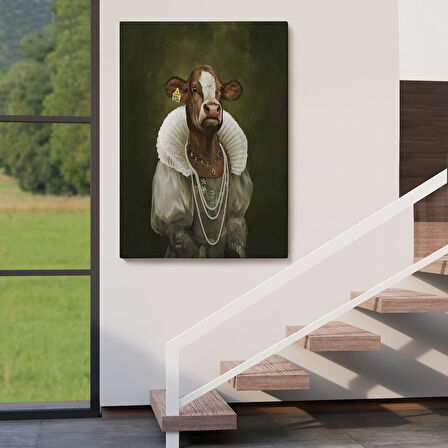 Ortaçağ Soylu Dana Duvar Tablosu-6045