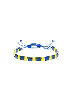 Fenerbahçe Orijinal Lisanslı Miyuki Cam Taneli Junior Bileklik Hediyelik Ahşap Kutulu