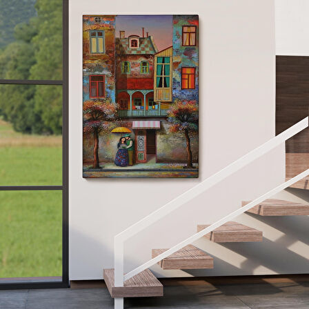 Aşık Çift Kanvas Duvar Tablosu-6046