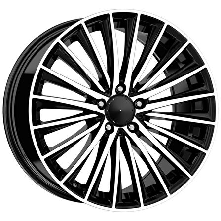 EMR-DY989-01 8.5x19"-5x112 ET38 66.6 Black Diamond Jant (4 Adet)