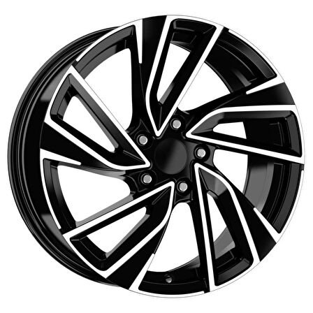 EMR-DY729-04 8.0x19-5x112 ET45 57.1 Black Diamond Jant (4 Adet)