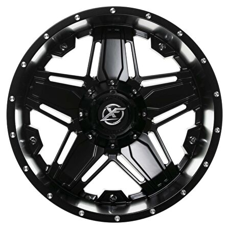 EMR-223-01 12.0×20-6×139.7 ET-44 110 Matt Black Jant 4 adet