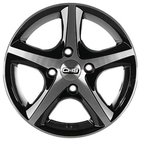 CMS-559-03 6.0x14"-4x108 ET15 65.1 Diamond Black Gloss Jant (4 Adet)