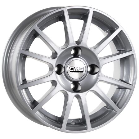 CMS-608-01 6.0x14"-4x100 ET35 67.2 Racing Silver Jant (4 Adet)