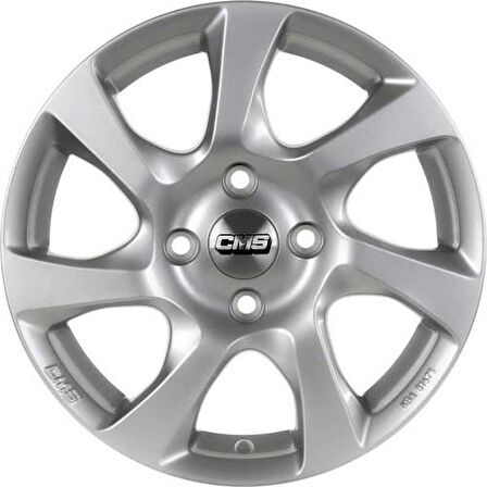 CMS-1059-05 6.0x15" -4x108 ET45 63.4 Silver Jant (4 Adet)