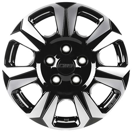 CMS-1239-03 6.5x16"-5x118 ET60 71.1 Diamond Black Gloss Jant (4 Adet)