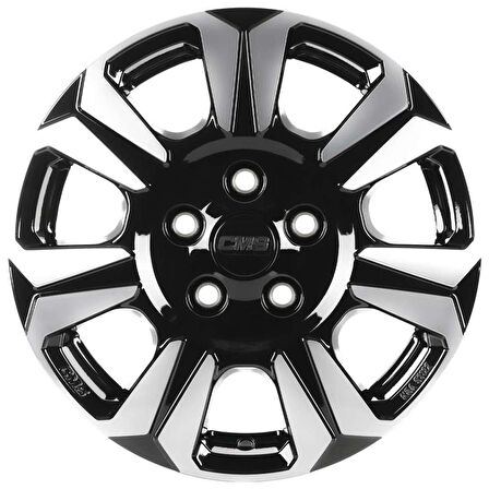 CMS-1239-04 6.5x16"-5x120 ET60 65.1 Diamond Black Gloss Jant (4 Adet)