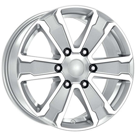 EMR-DY1226-22 7.0x16"-6x130 ET50 84.1 Silver Diamond Jant (4 Adet)