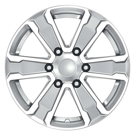 EMR-DY1226-22 7.0x16"-6x130 ET50 84.1 Silver Diamond Jant (4 Adet)