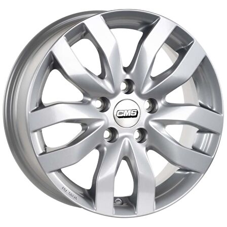CMS-986-01 6.5x16"-5x120 ET52 67.2 Racing Silver Jant (4 Adet)