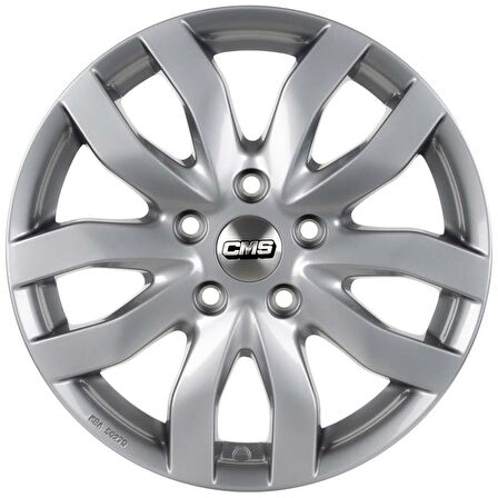 CMS-986-01 6.5x16"-5x120 ET52 67.2 Racing Silver Jant (4 Adet)