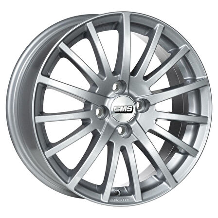 CMS-466-02 6.5x16" 5x114.3 ET35 67.2 Racing Silver Jant (4 Adet)