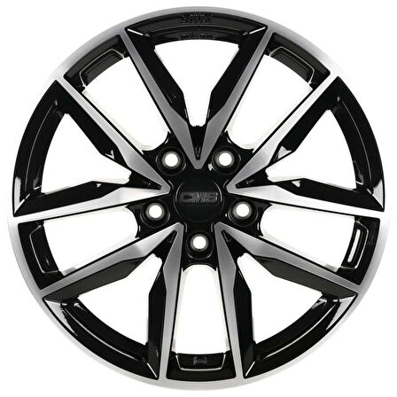 CMS-1128-04 7.5x18"-5x100 ET40 57.1 Diamond Black Gloss Jant (4 Adet)