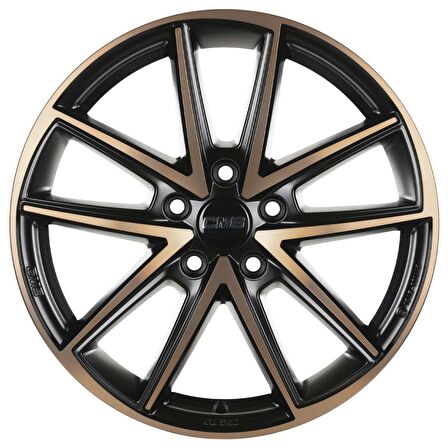 CMS-1185-06 7.0x17"-5x112 ET45 57.1 Diamond Black Gloss Jant (4 Adet)