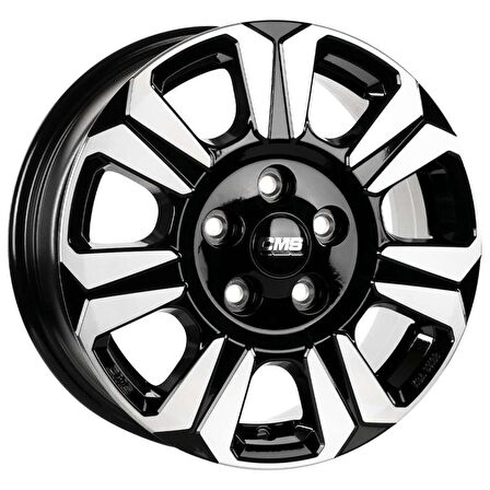 CMS-1469-05 6.5x17"-6x160 ET62 84.1 Diamond Black Gloss Jant (4 Adet)
