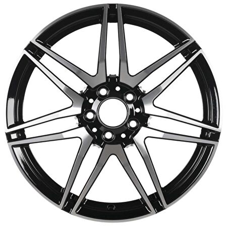 EMR-A361-06 9.0x19"-5x112 ET48 66.6 Black Diamond Jant (4 Adet)