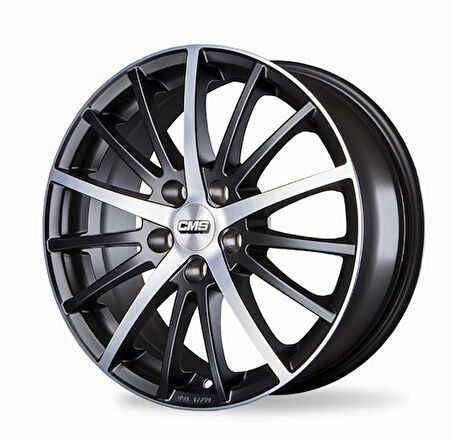 CMS-465-31 6.5x15" -4x100 ET43 67.2 Diamond Matt Black Jant (4 Adet)