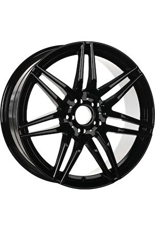 EMR-A361-07 9.0x19"-5x112 ET48 66.6 Black Jant (4 Adet)