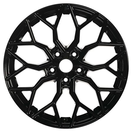 EMR-A367-03 10.0x20"-5x108 ET37 73.1 Black Jant (4 Adet)