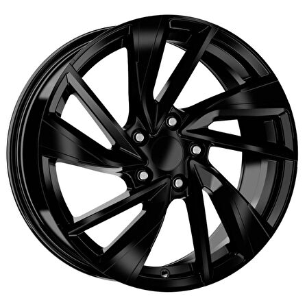 EMR-DY728-04 8.0x18" -5x100 ET40 57.1 Black Jant (4 Adet)