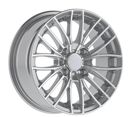 EMR-165-16 6.0x14" -4x100 ET35 67.1 Crystal Silver Jant (4 Adet)