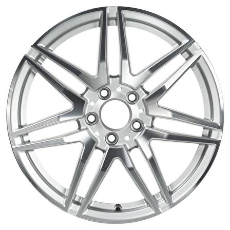 EMR-A397-03 8.0x18"-5x112 ET45 66.6 Silver Diamond Jant (4 Adet)