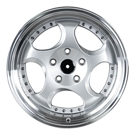 EMR-L2384-01 8.5x17" -5x120 ET28 72.6 Silver Lip Polish-Chrome R Jant (4 Adet)