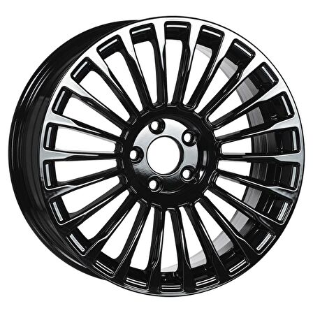 EMR-A224-06 9.0x18" 5x112 ET49 66.6 Black Jant (4 Adet)