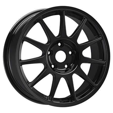 EMR-DY1317-38 7.0x17" -5x100 ET35 73.1 Black Jant (4 Adet)