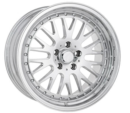 EMR-L215-10 9.0x17" -4x100 ET20 73,1 Chrome Jant (4 Adet)