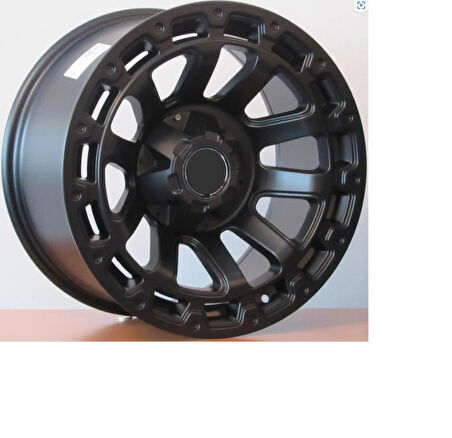 EMR-DY744-17 9.0x17 -6x139 ET10 56,1 Matt Black Jant (4 Adet)