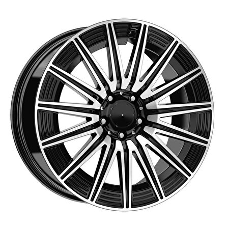 EMR-DY1469-01 8.0x19" -5x112 ET38 66.6 Black Diamond Jant (4 Adet)