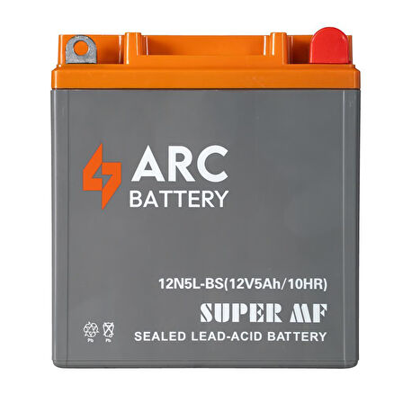 Arc 12 Volt 5 Amper Dikey Akü Üretim Tarihi: 2024