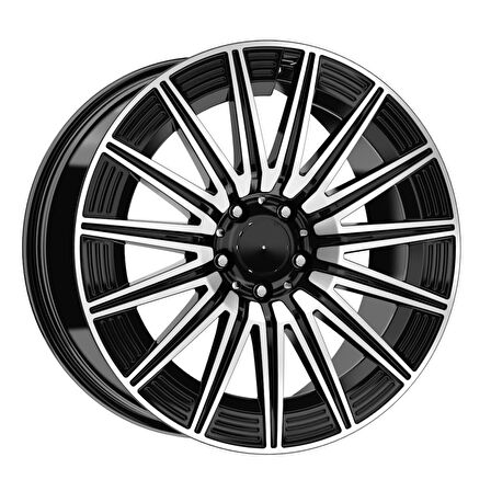 EMR-DY1469-04 8.0x19" -5x112 ET43 66.6 Black Diamond Jant (4 Adet)