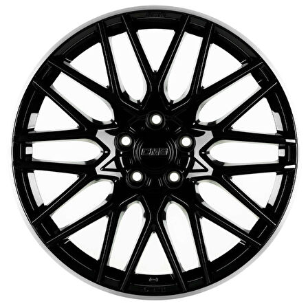 CMS-1062-19 7.0x17" -4x100 ET38 67.2 Diamond Rim Black Gloss Jant (4 Adet)