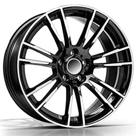 EMR-E202-02 8.0x18" -5x120 ET30 72.6 Black Polished Jant (4 Adet)