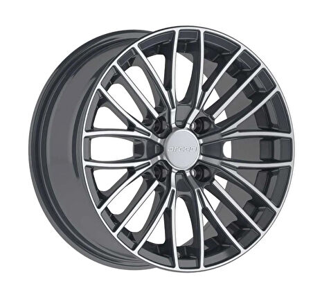 EMR-165-18 6.0x14 -4x100 ET35 67.1 Palladium Jant (4 Adet)