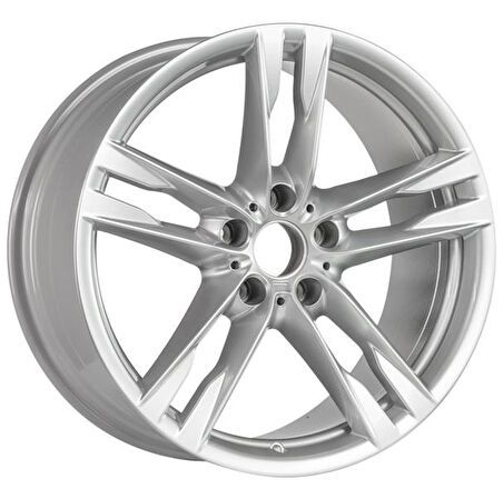 EMR-S1007-01 9.5x19" -5x120 ET37 72.6 Silver Gloss Jant (4 Adet)