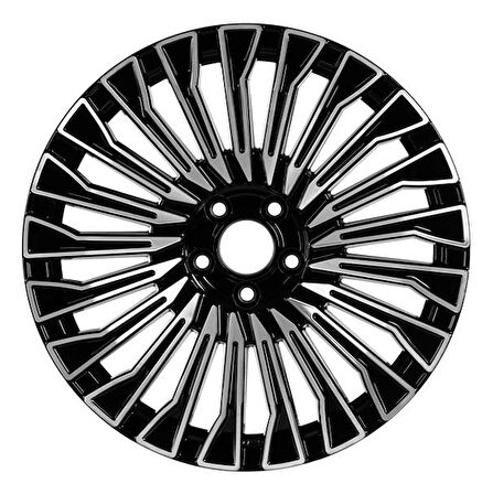 EMR-S1020-01 8.5x19" -5x112 ET38 66.6 Deep Black Diamond Gloss Jant (4 Adet)