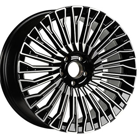 EMR-S1021-01 9.5x19" -5x112 ET48 66.6 Deep Black Diamond Gloss Jant (4 Adet)