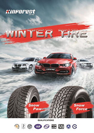 Kinforest 185/65R15 92TXL KF Snow Paw 2024 Kış Lastiği