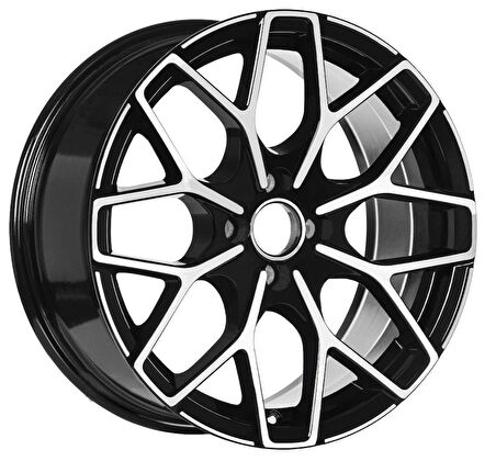 EMR-S1038-12 7.5x17" -4x100 ET35 73.1 Black Diamond Jant (4 Adet)