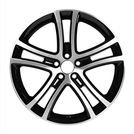 EMR-S1035-03 7.5x17" -5x112 ET35 73.1 Depp Black Diamond Gloss Jant (4 Adet)