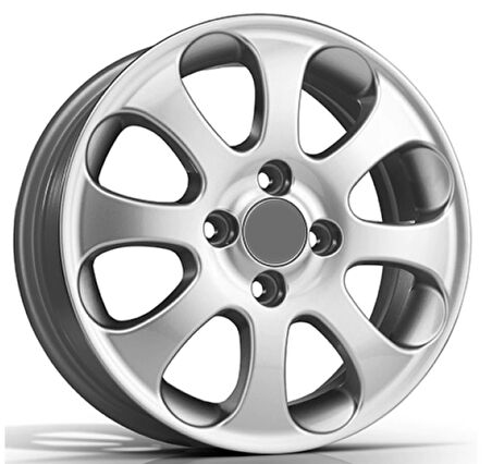 EMR-E246-02 5.5x14" -4x100 ET45 67.1 Crystal Silver Jant (4 Adet)
