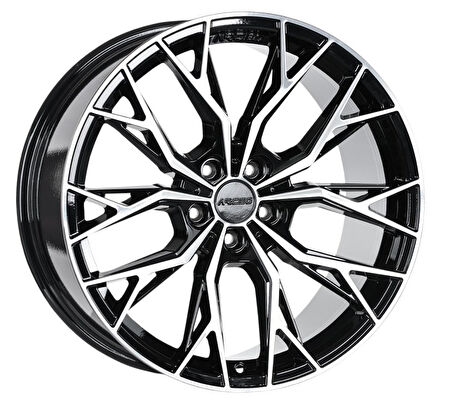 ARC-VALENCIA 8018-08 8.0x18" -5x100 ET45 57.1 Black Diamond VALENCIA Jant (4 Adet)