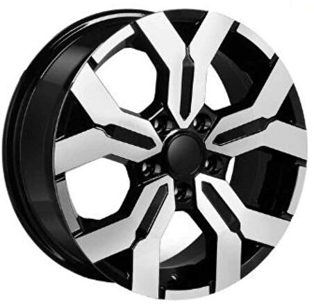 EMR-W7600-02 6.5x16" -5x114.3 ET35 66.1 Black Diamond Jant (4 Adet)
